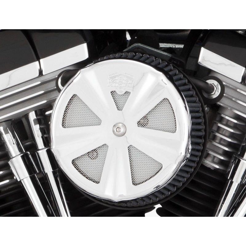 Vance & Hines Skullcap Crown Air Intake Cover Rain Sock Chrome 71017