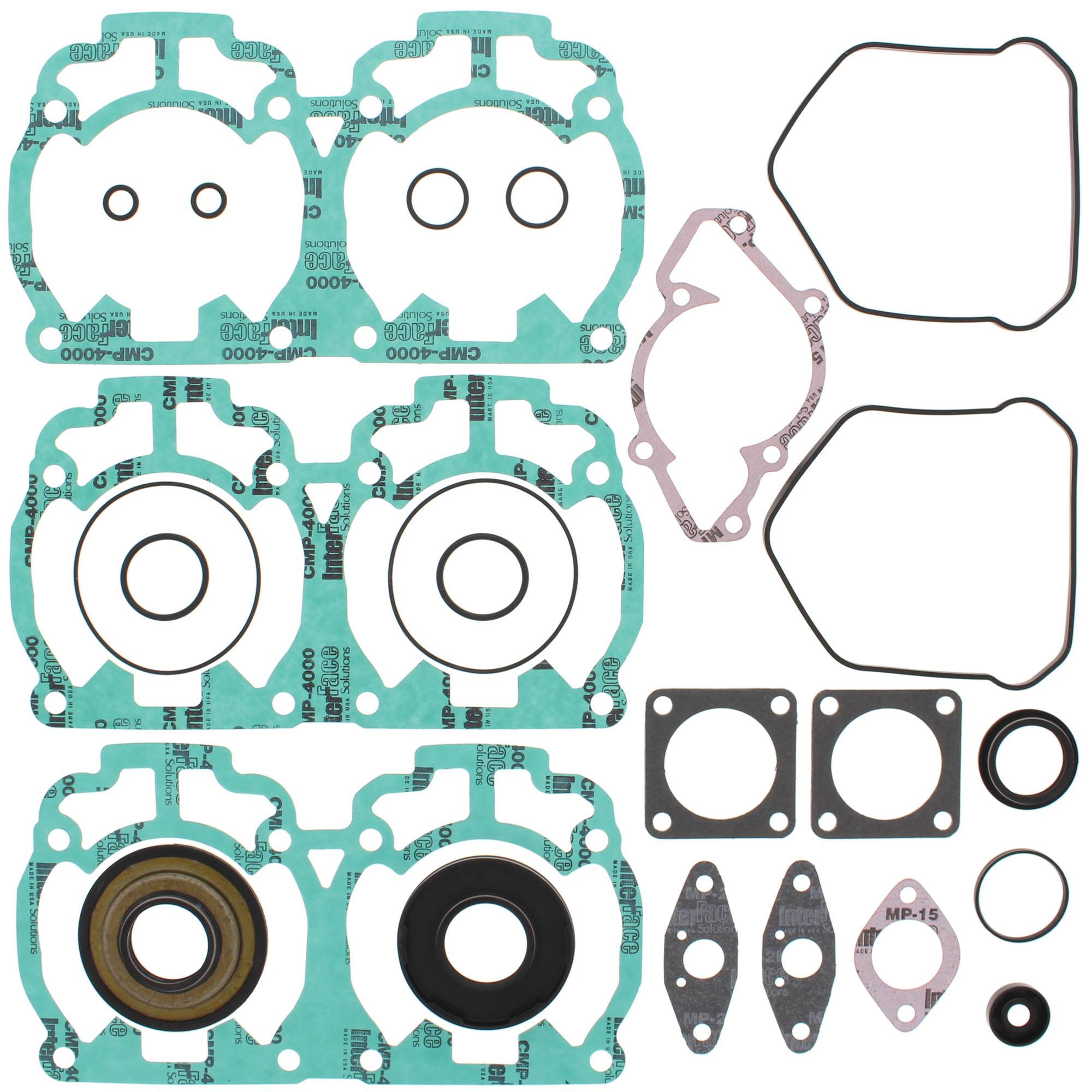 Vertex Complete Gasket With Oil Seals Kit 711234
