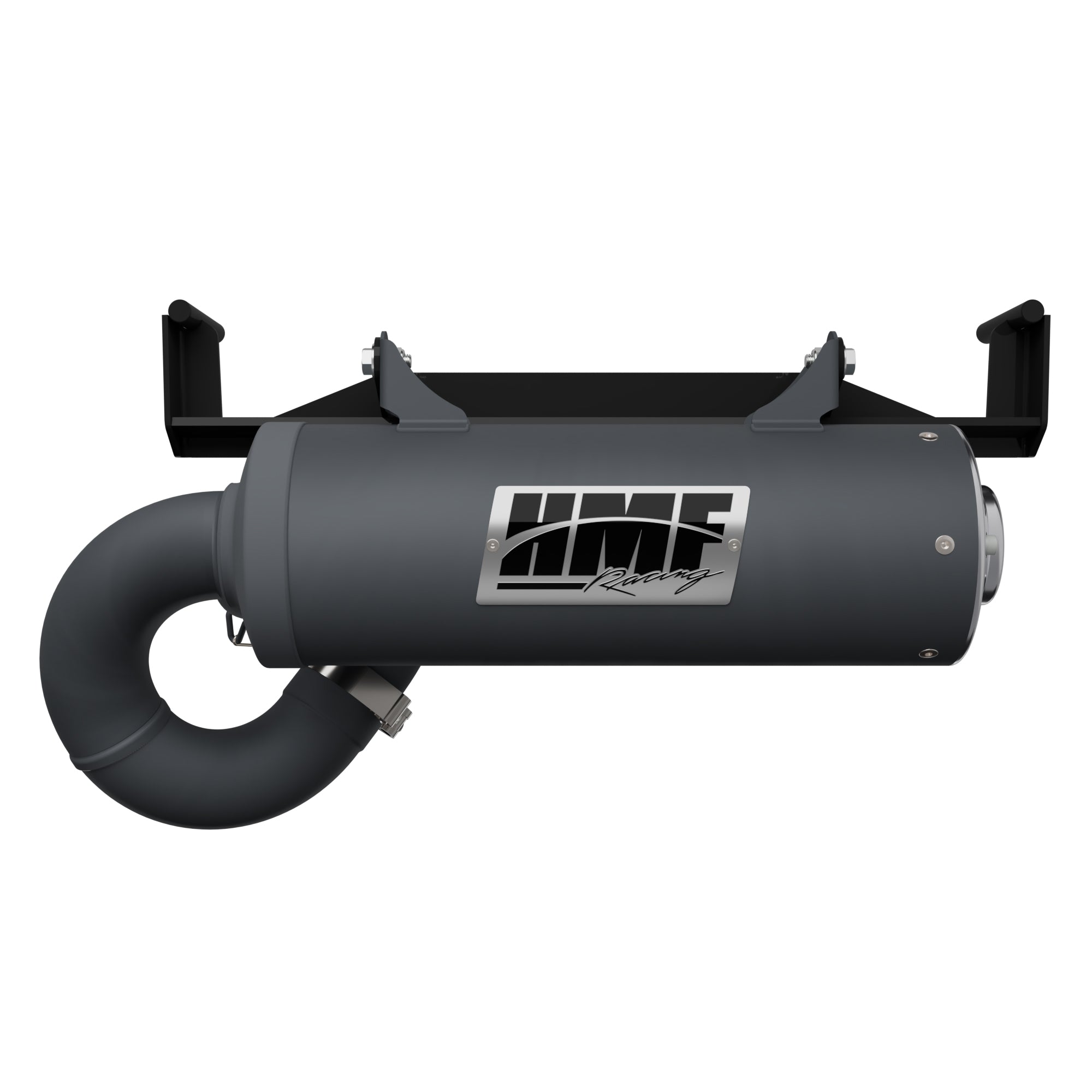 HMF Muffler Slip-On Titan XL Exhaust Gun Metal Billet End Cap For Can-Am Outlander 1000/850 2025-2026 714653638788