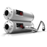 HMF Muffler Can-Am Maverick Turbo 15-17 Stainless Titan-XL Dual Full System Exhaust Billet End Cap