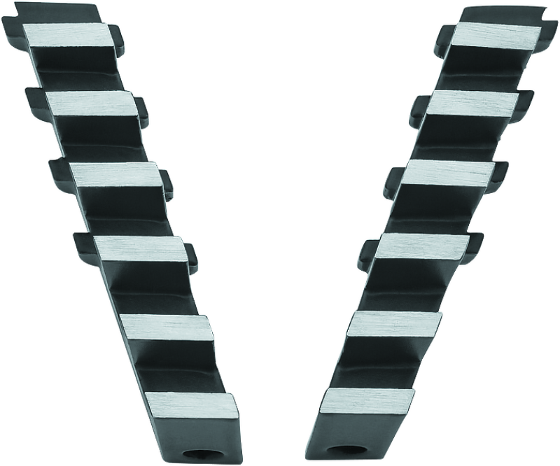 Kuryakyn Black & Raw Exhaust Port Fillers 7187
