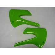 Kawasaki KX500 1988-2004 UFO green Radiator Shrouds