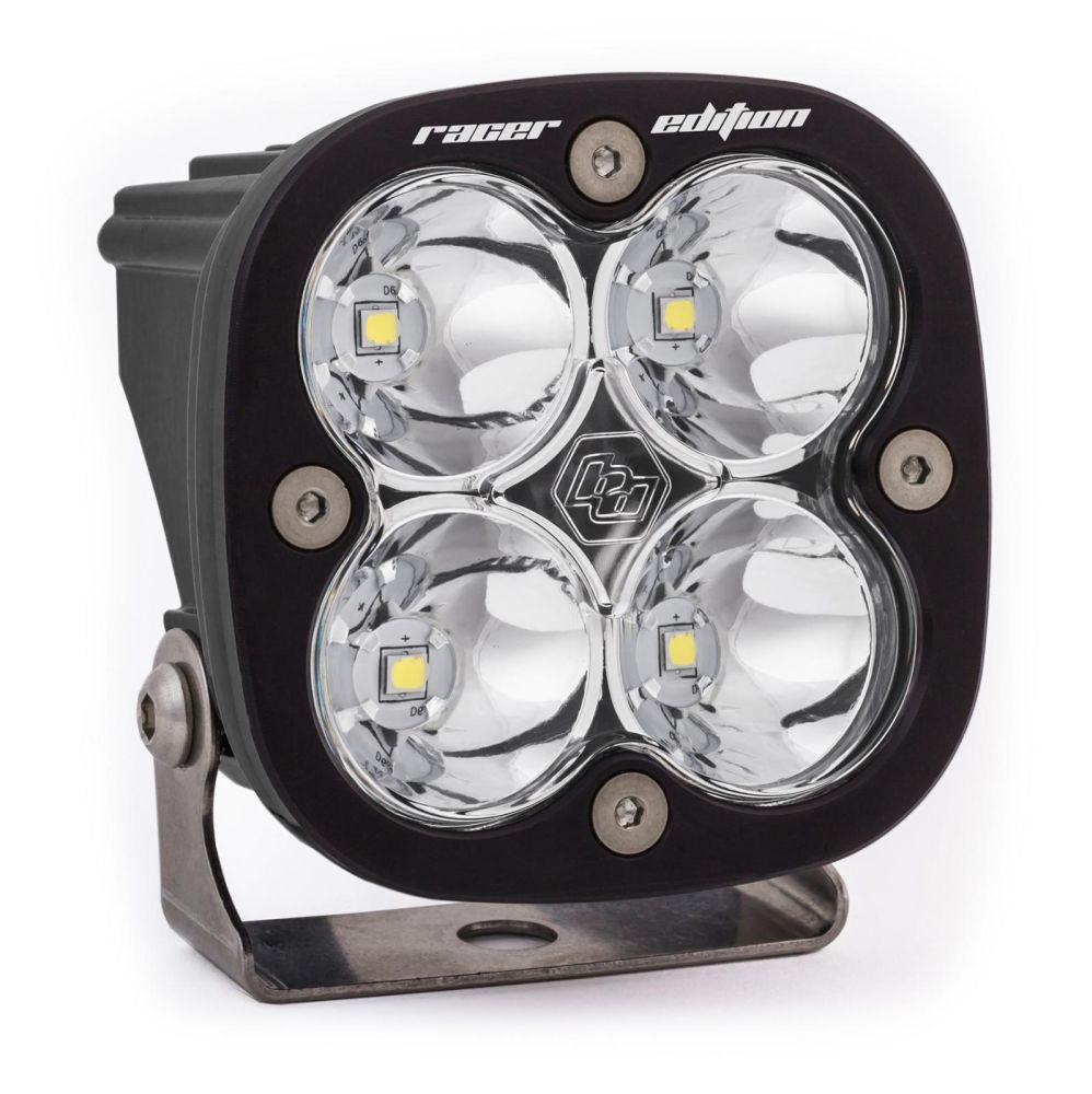 Baja Designs Auxiliary LED Light Pod Each Squadron Racer Series Spot Pattern Clear Lens Universal 720001