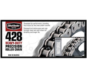 BIKEMASTER 428H Heavy-Duty Precision Roller Chain Clip Link Natural