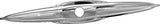 Kuryakyn Chrome Trunk Latch/Keyhole Accent For Trikes 7215