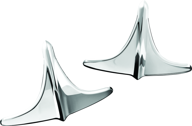 Kuryakyn Chrome Rear Fender Accents, Leading Edge 7217