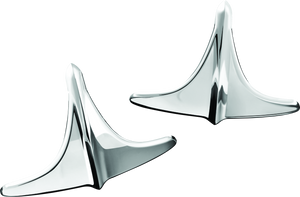 Kuryakyn Chrome Rear Fender Accents, Leading Edge 7217