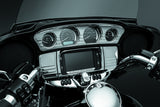 Kuryakyn Chrome Deluxe Tri-Line Stereo Trim Kit 7240