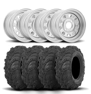 ITP Delta Steel 12" Wheels And Mud Lite II Tires [26x9-12]