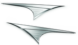Kuryakyn Chrome Side Body Accents For Trikes 7274