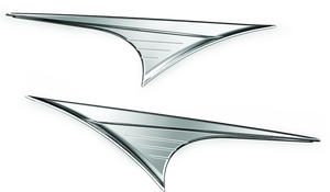 Kuryakyn Chrome Side Body Accents For Trikes 7274