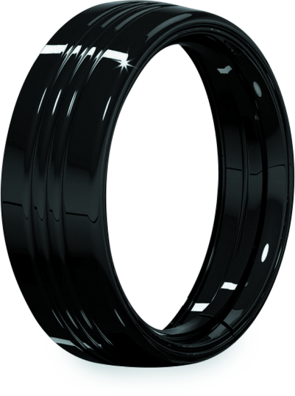 Kuryakyn Gloss Black 7in Headlamp Trim Ring 7276