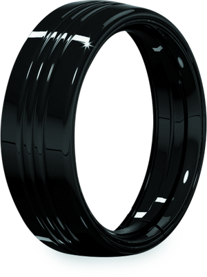 Kuryakyn Gloss Black 7in Headlamp Trim Ring 7276