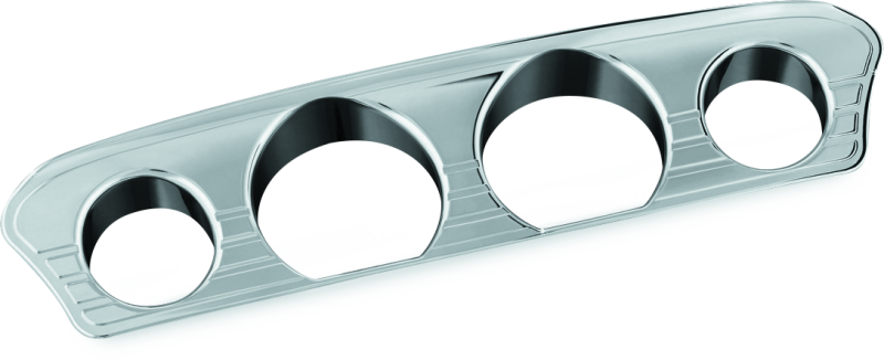 Kuryakyn Chrome Tri-Line Gauge Trim 7284