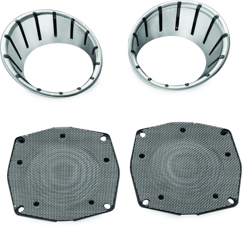 Kuryakyn Chrome LED Speaker Bezels 7287