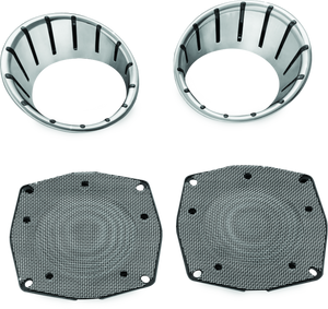 Kuryakyn Chrome LED Speaker Bezels 7287