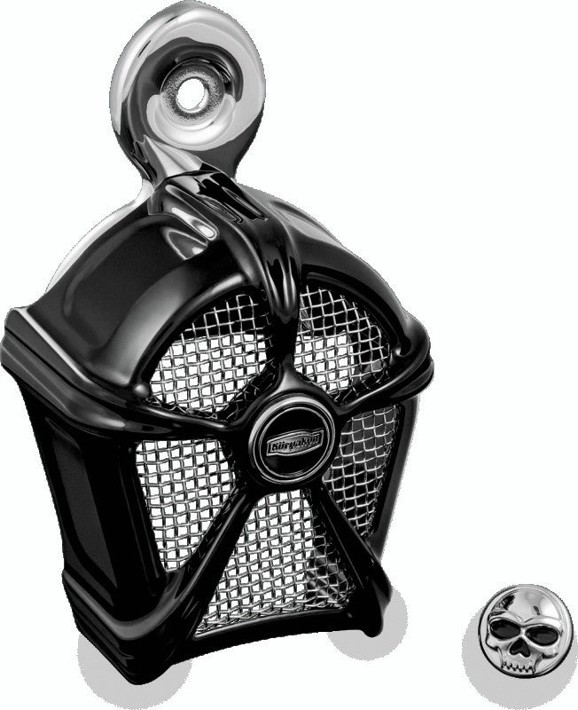 Kuryakyn Chrome Mach 2 Horn Cover With Chrome Mesh 7295