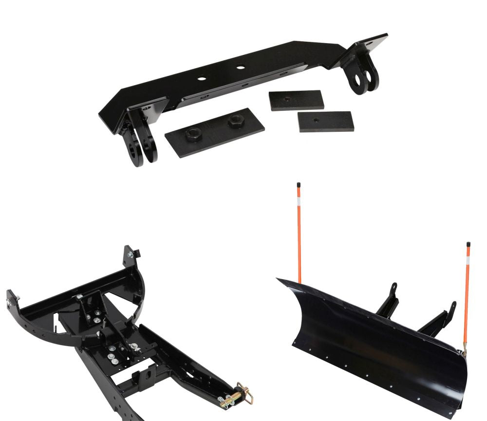 Denali Black UTV Snow Plow Kit For Polaris Ranger 500 2011-2020