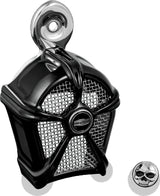 Kuryakyn Black Mach 2 Horn Cover With Chrome Mesh 7297