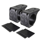 KC HiLiTES Bracket Set - Tube Clamp Light Mount - Rubber Adjustment Shims - 1.75" - 2.0"