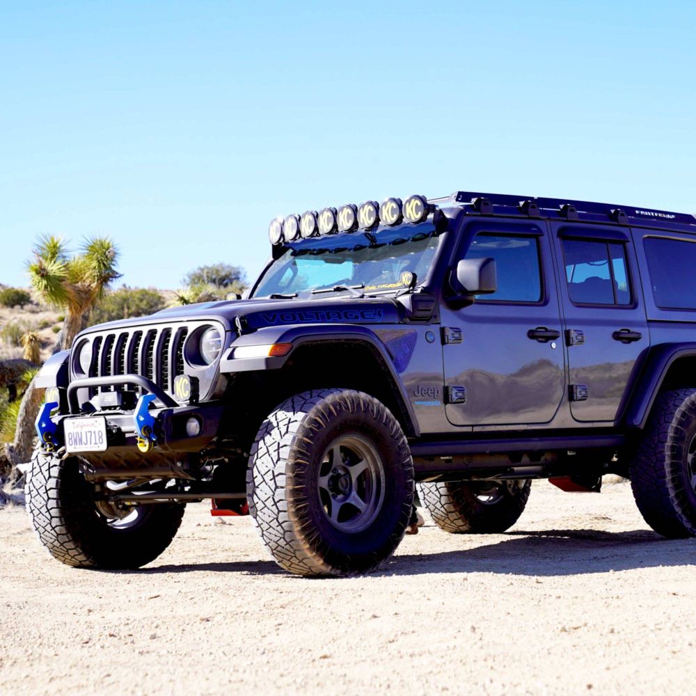 KC HiLiTES Bracket Set - 50" Light Bar - Overhead Mount - Pair - for Jeep 4xe