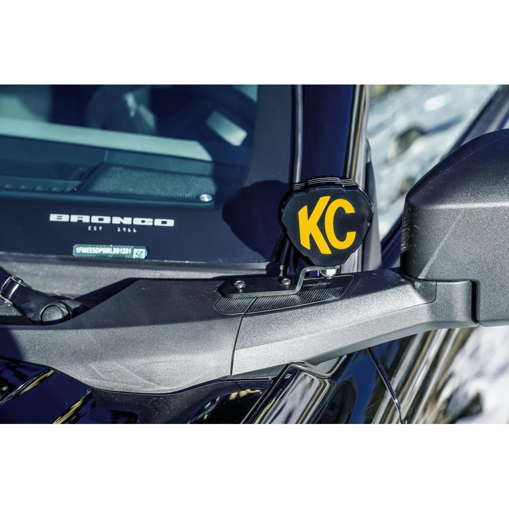 KC HiLiTES Bracket Set - Ditch Light Mounts - Pair - for 21+ Ford Bronco 7333