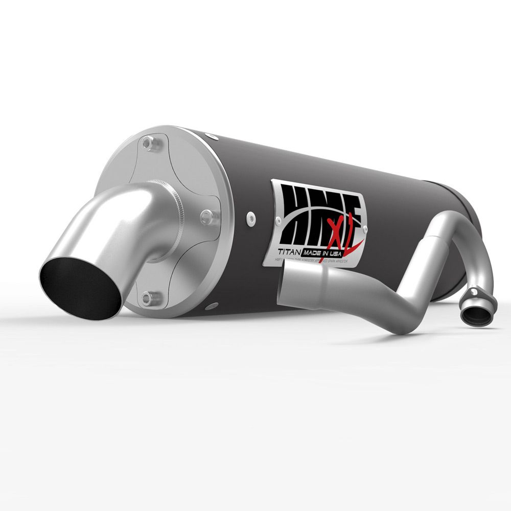 HMF Muffler Polaris RZR 570 13-22 Gun Metal Titan-XL Full System Exhaust