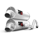 HMF Muffler Polaris RZR XP/4 1000 14 Stainless Titan-XL Dual Full System Exhaust Billet End Cap