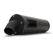 HMF Muffler Polaris RZR XP/4 1000 15-23 Gun Metal Titan-XL Slip On Exhaust Blackout End Cap