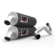 HMF Muffler Polaris RZR XP/4 Turbo/S 16-21 Gun Metal Titan-XL Dual Full System Exhaust