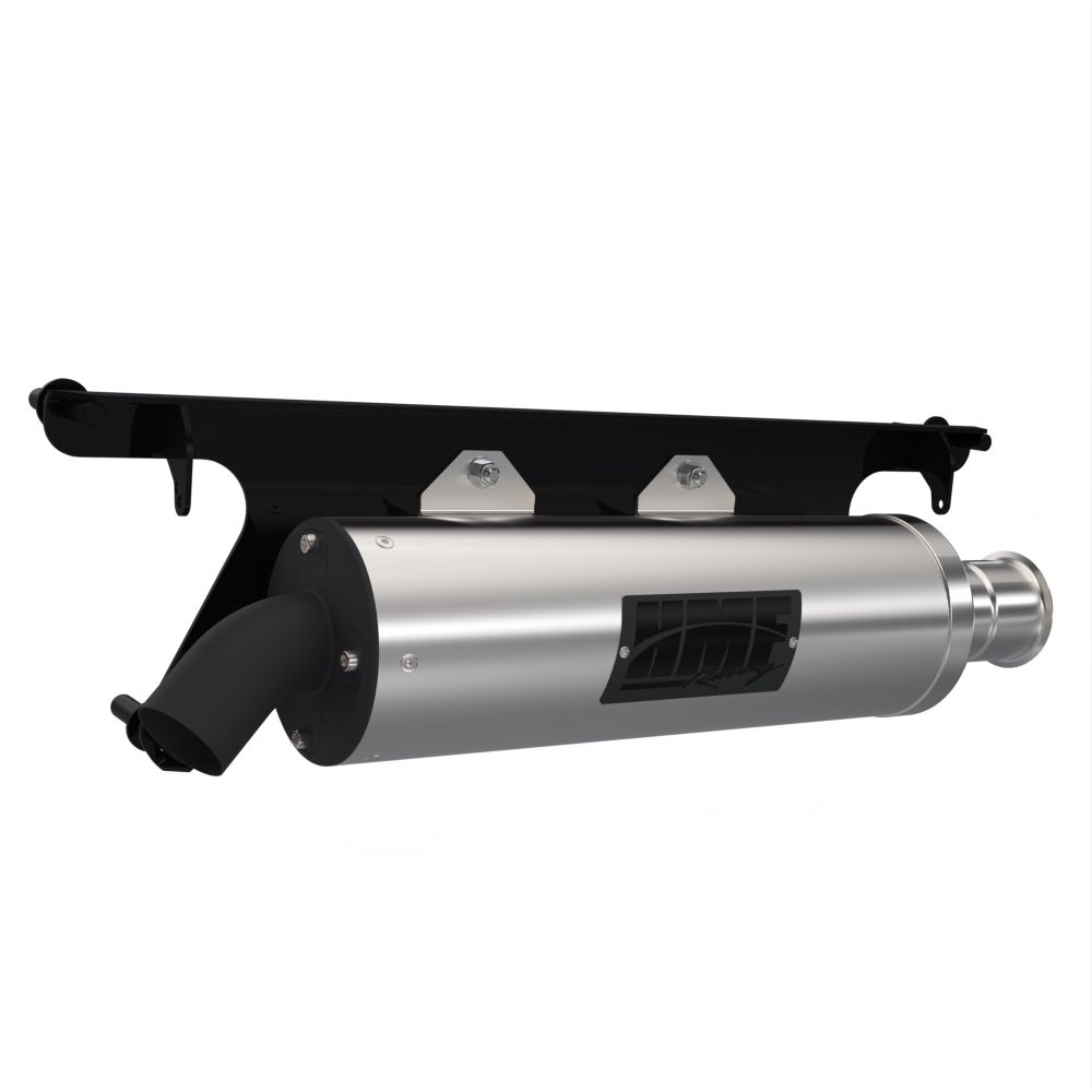 HMF Muffler Polaris RZR XP/4 1000 24-25 Stainless Titan-XL Slip On Exhaust Blackout End Cap