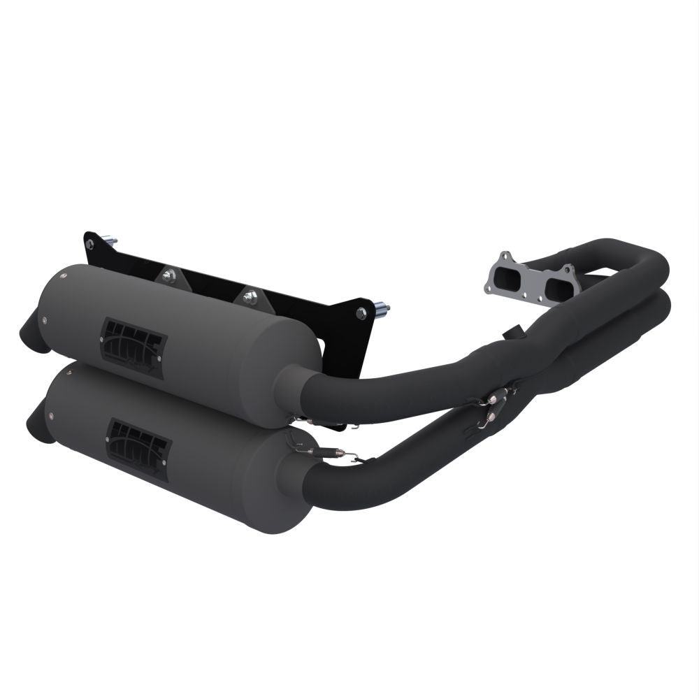 HMF Muffler Polaris RZR XP/4 1000 24-25 Gun Metal Titan-XL Dual Full System Exhaust