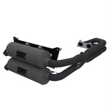 HMF Muffler Polaris RZR XP/4 1000 24-25 Gun Metal Titan-XL Dual Full System Exhaust Blackout End Cap