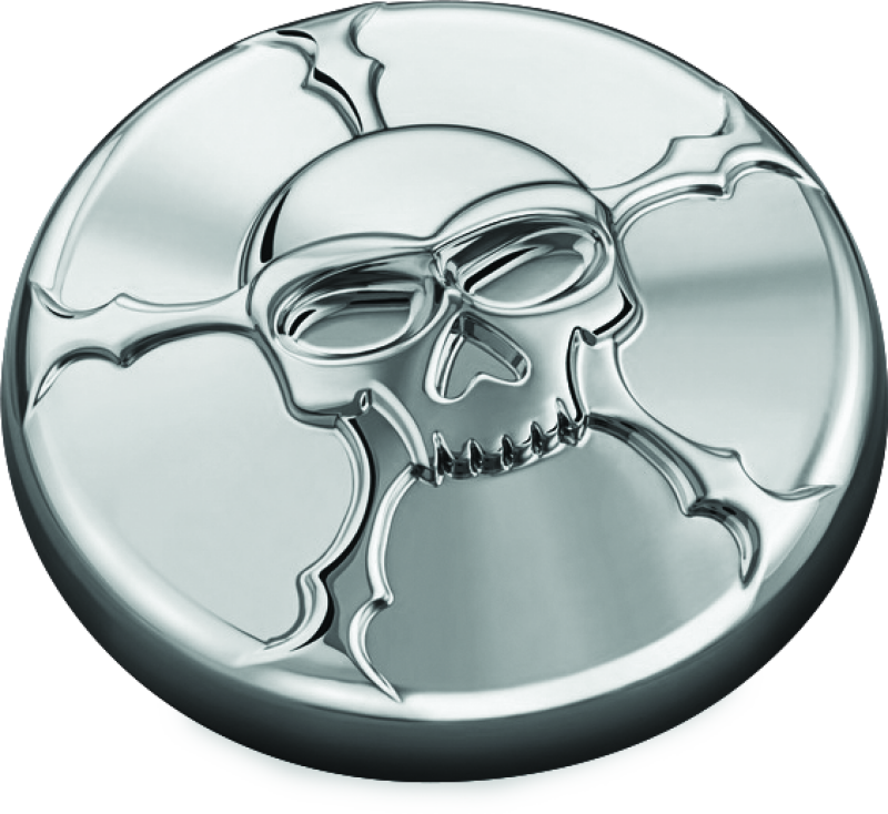 Kuryakyn Chrome Zombie Gas Cap Vented 7358