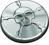 Kuryakyn Chrome Zombie Gas Cap Vented 7358