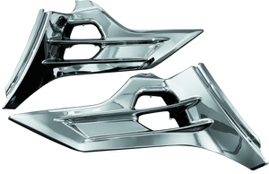Kuryakyn Chrome Louvered Battery Box Covers 7368