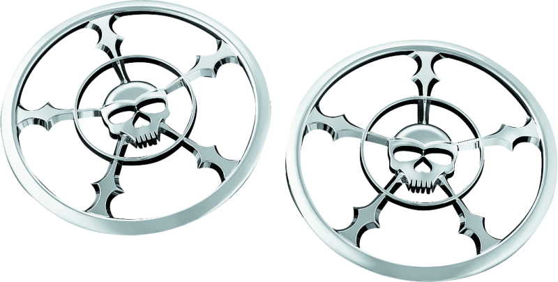 Kuryakyn Chrome Zombie Speaker Grill 7373