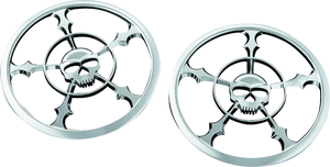 Kuryakyn Chrome Zombie Speaker Grill 7373