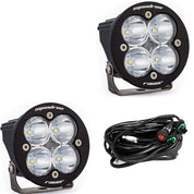 Baja Designs Auxiliary LED Light Pod Pair Squadron-R Racer Series Spot Pattern Clear Lens Universal 737801
