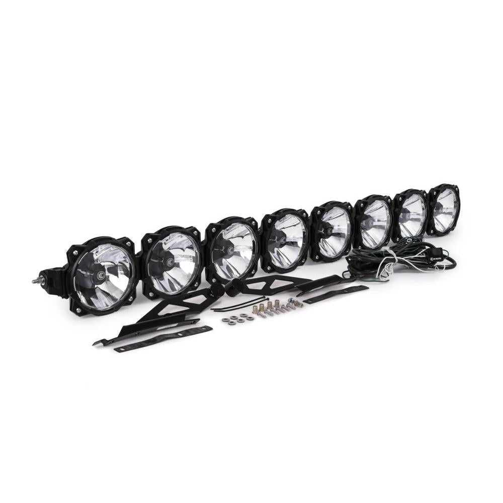 KC HiLiTES Bracket Set - Light Bar - Overhead Mount - Pair - for 05-23 Toyota Tacoma Reg Ext Cab