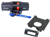 Viper V2 UTV Winch Kit 6000 lb Standard Spool With 40 Feet Orange Synthetic Rope With Mount For Polaris RZR Models 2015-2021