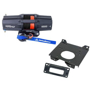 Viper V2 UTV Winch Kit 6000 lb Standard Spool With 40 Feet Orange Synthetic Rope With Mount For Polaris RZR Models 2015-2021