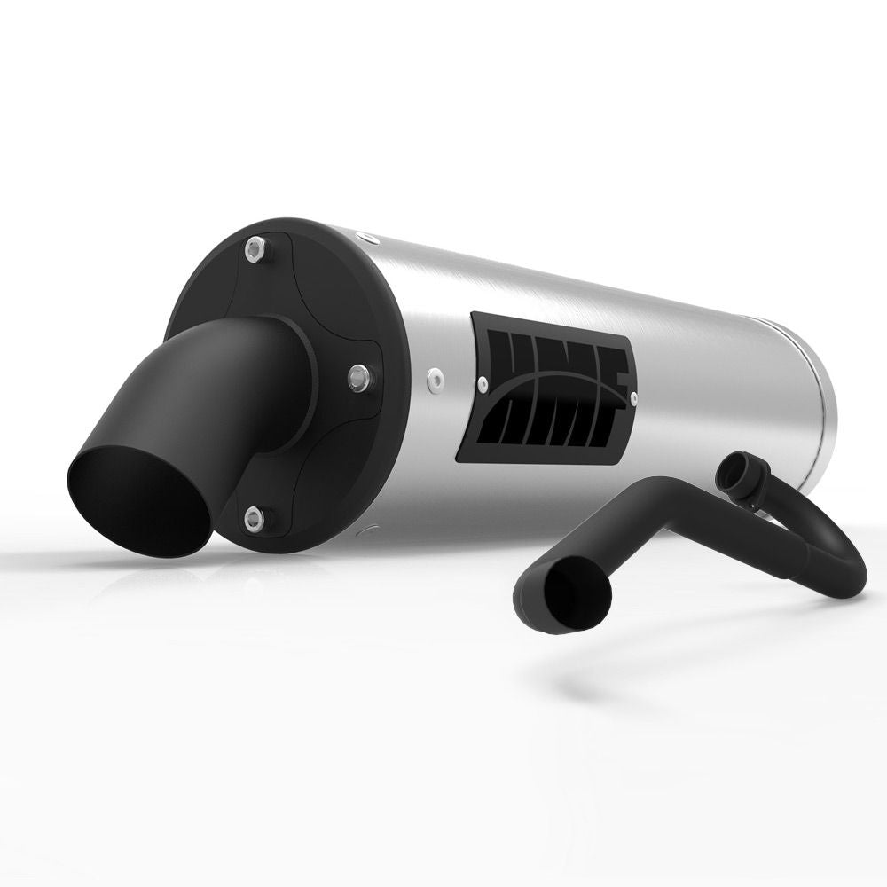 HMF Muffler Yamaha Grizzly/Kodiak 700 14-25 Stainless Titan-XL Full System Exhaust Blackout End Cap