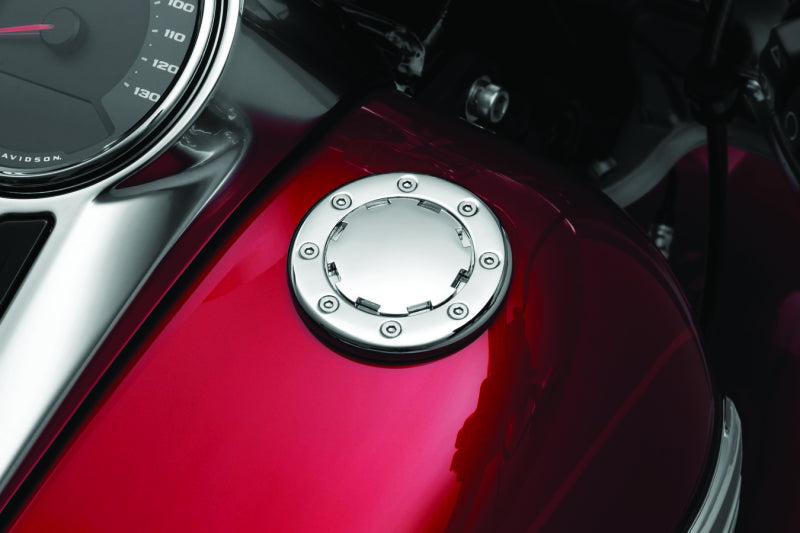 Kuryakyn Chrome Vented Flush Mount Gas Cap 7434