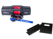 Viper V2 ATV Winch Kit 3500 lb Standard Spool With 40 Feet Blue Synthetic Rope With Mount For Honda Foreman Rubicon 500 2002-2004