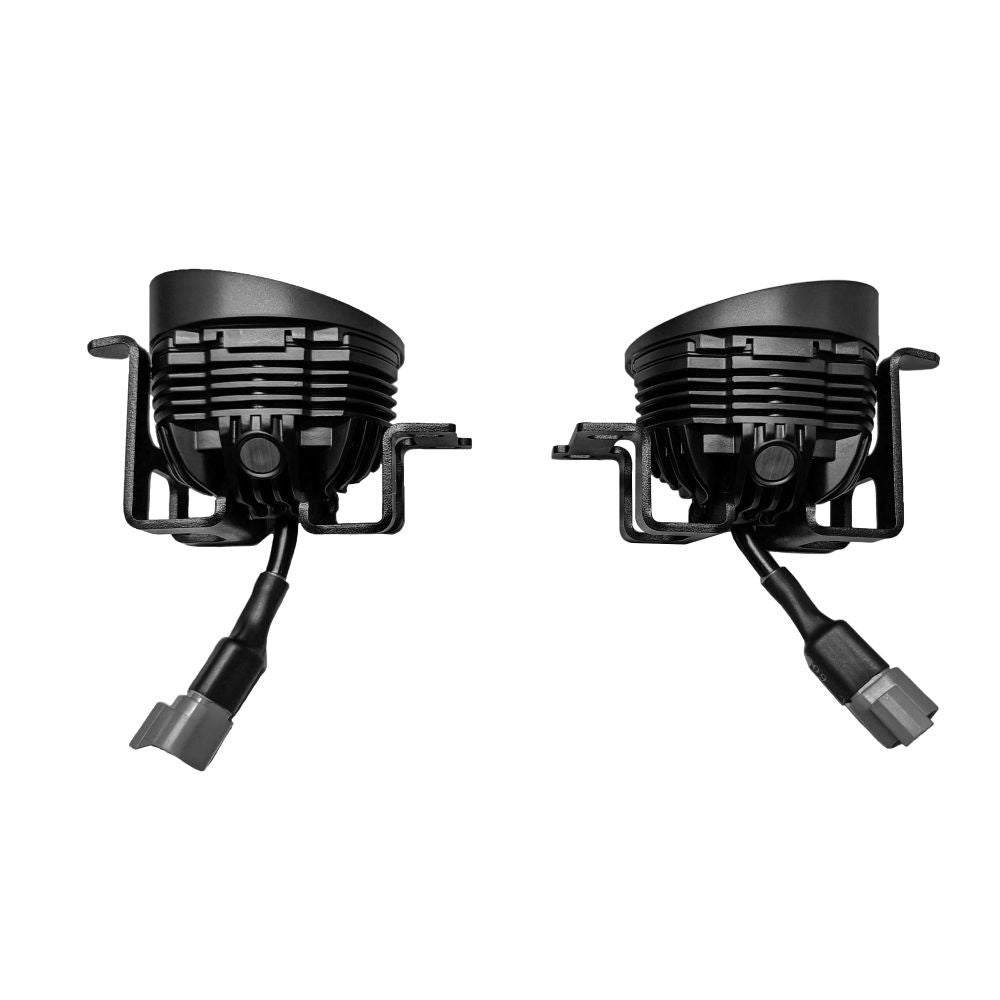 KC HiLiTES Bracket Set - Fog Pocket Kit for FLEX ERA 3 - Brackets and Bezels - For Toyota