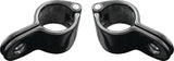 Kuryakyn Gloss Black Magnum Quick Clamp 1in (Pair) 7481
