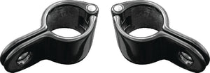 Kuryakyn Gloss Black Magnum Quick Clamp 1in (Pair) 7481