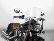 National Cycle Clear SwitchBlade Chopped Quick Release Windshield With Mount Kit, Straight Forks