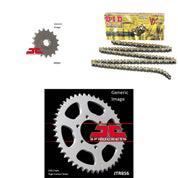 530VX Chain Natural, Front & Rear Sprocket Kit for YAMAHA XJ550R Seca 1982-1983